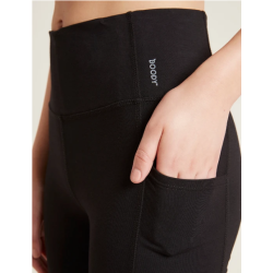 Boody Eco Wear Sport Tights 5" hjtalje Dame shorts Motivate i kologisk bambus - sort 