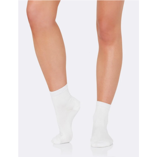 Dame hvid - str. 34-40 - hverdag ankel sokker