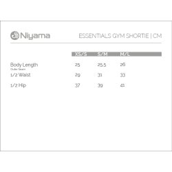 Niyama Korte Yogaleggings - Sort