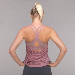 Niyama Essentials TANVI Racerback Yoga Tank Top - Dusty Rose