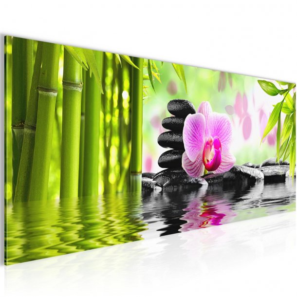 Orkidé vægbillede - 100x 40 cm