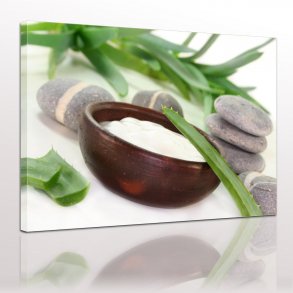 Wellnessbillede p� l�rred - Aloe Vera