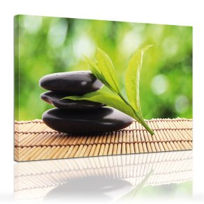 Wellnessbillede p� l�rred - Zensten med Blade