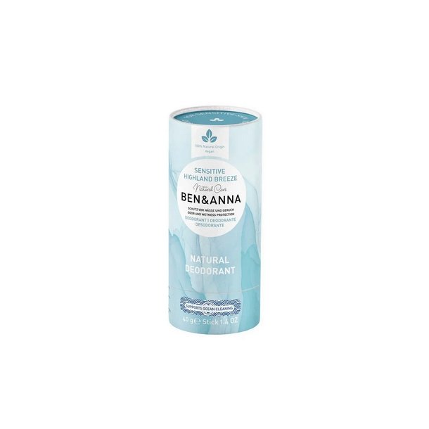 Ben & Anna Sensitiv Deo Stick Highland Breeze - 40 g.