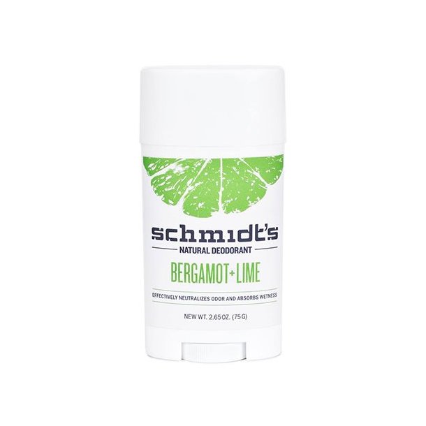 Schmidt's Deodorant stick Bergamot+Lime - 75 g.