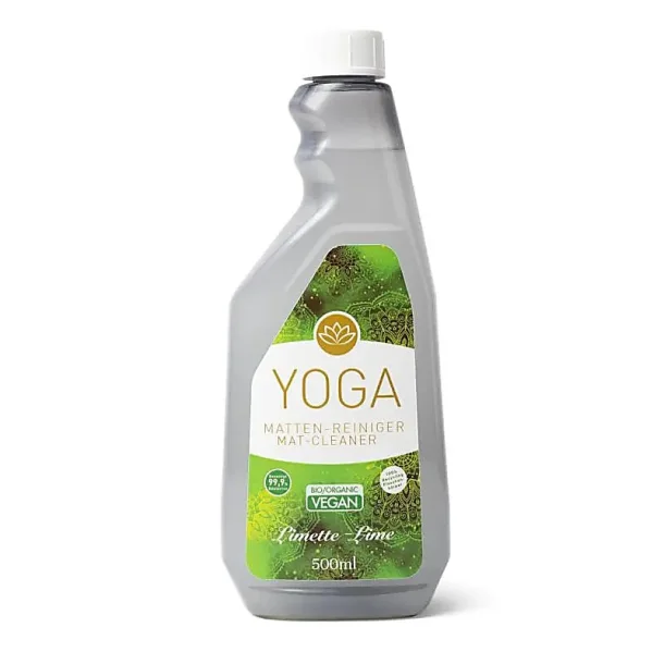 Reng�ringsmiddel til yogam�tter - Lime - �kologisk certificeret - 500 ml.