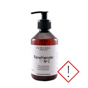 Juhldal ReneHnder No. 1 Hnddesinfektions Gel 70% - 250 ml.