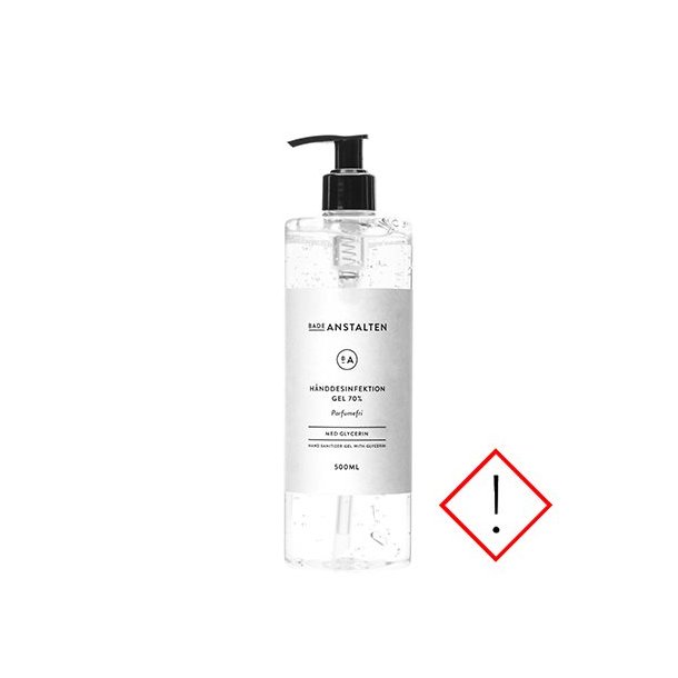 Badeanstalten Hnddesinfektion Gel 70% - 500 ml.