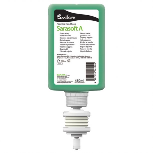 SARAYA Sarasoft A Skumsbe til Sanilavo UD-450 - 450 ml.