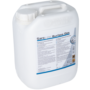 Safeline Surface Des - Flaskeedesinfektion, koncentrat - 5 L.