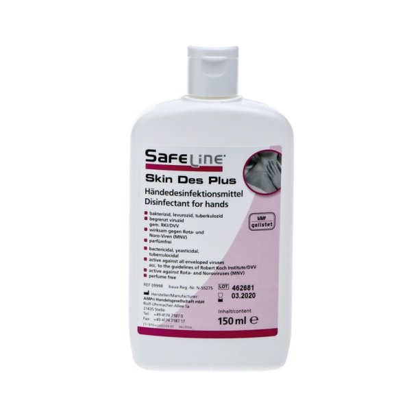 Safeline Skin Des Plus - Hud- og hnddesinfektion - 150 ml.