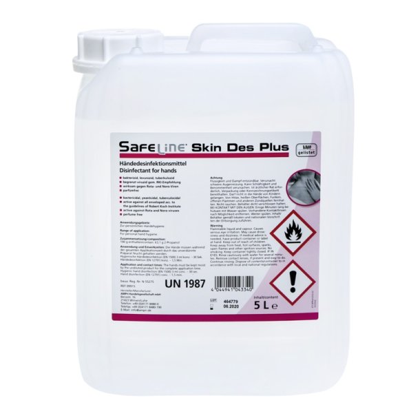 Safeline Skin Des Plus - Hud- og hnddesinfektion - 5 L.
