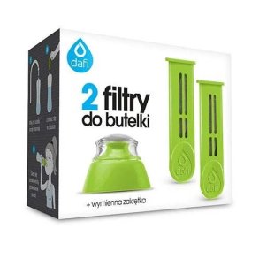 Refiller til filterflaske - 2 stk. refiller + mundstykke - Grn