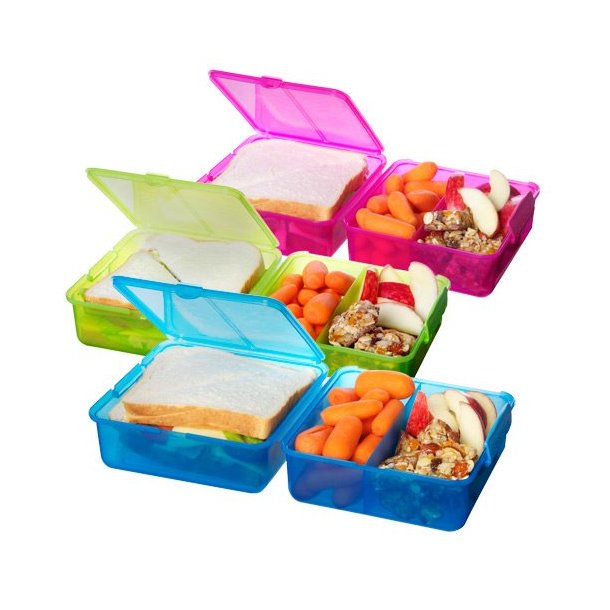 Sistema Madkasse Lunch Cube 1,4 liter - Assorterede farver