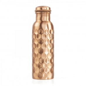 Bodhi Kobber drikkeflaske 800 ml. - Hamret