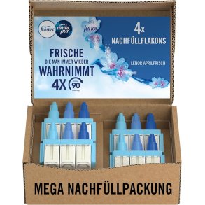Febreze Luftfrisker, Rent vasketj - 4 x refill 