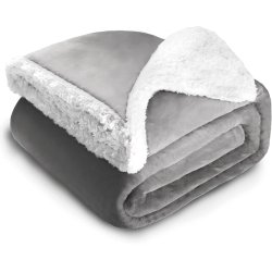 Sherpa Hyggetppe i lammeskinds look, ko-Tex - Gr