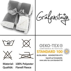 Sherpa Hyggetppe i lammeskinds look, ko-Tex - Gr