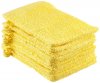 Frott vaskehandsker 100 % bomuld - Lysegul 10 stk.