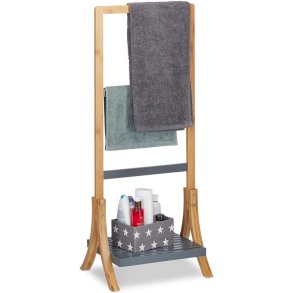 Relaxdays Hndkldeholder med hylde