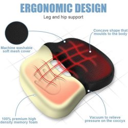 Ainiv Ortopdisk Siddepude af memoryfoam m. hul til halebenet