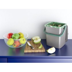 Smart Bio Container Kkkenspand/Kompostbeholder med lg og hndtag - 9 L.