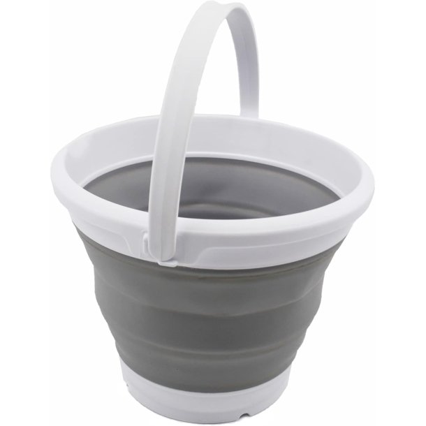 Sammenklappelig/foldbar Spand med hndtag - 5,5 L.