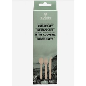 Suztain Engangsbestik af birketr - Mix pakke