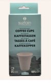 Suztain Bagasse Kaffekop 260 ml. - 12 stk.