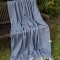 Zaloop Uldtppe/Plaid Hyggetppe i Kashmir og lammeuld - 140 x 200 cm.