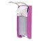 Armbetjent dispenser til flydende sbe og desinfektionsmiddel i farver - til 1000 ml. flasker
