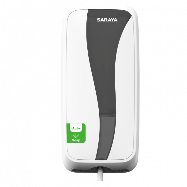 Saraya Sanilavo UD-450 - Batteridrevet Sensor dispenser i sort/hvidt design