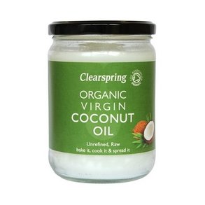 Clearspring Kokosolie koldpresset  - 400 g.