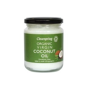 Clearspring Kokosolie koldpresset  - 200 g.