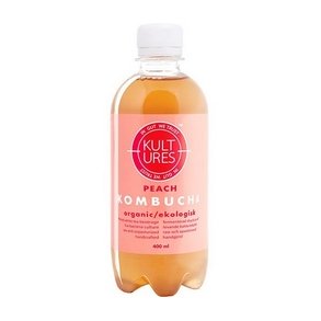 Kultures Kombucha Peach  - 400 ml.