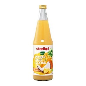 Voelkel Ananas-kokos Cocktail, Økologisk - 700 ml.