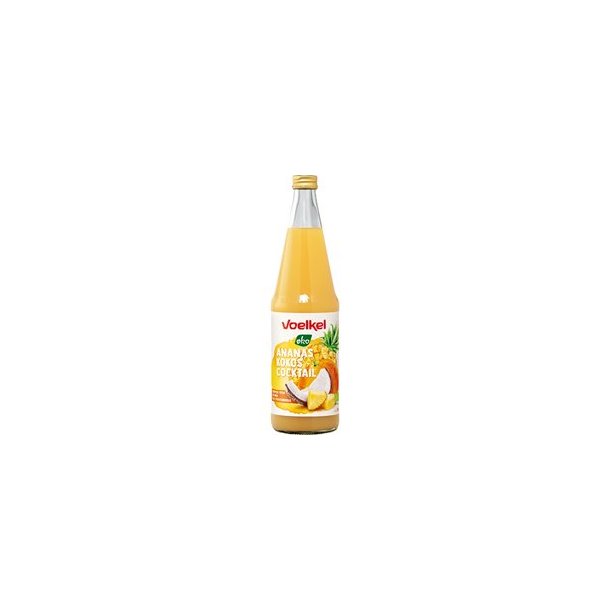 Voelkel Ananas-kokos Cocktail, kologisk - 700 ml.