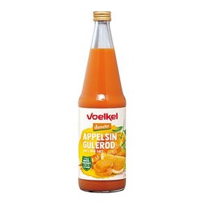 Voelkel Appelsin- og gulerodssaft, Økologisk, Demeter - 700 ml.