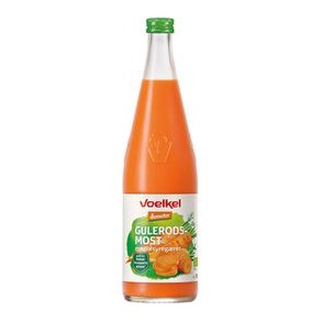 Voelkel mlkesyregret Gulerodsmost, kologisk, Demeter - 700 ml.