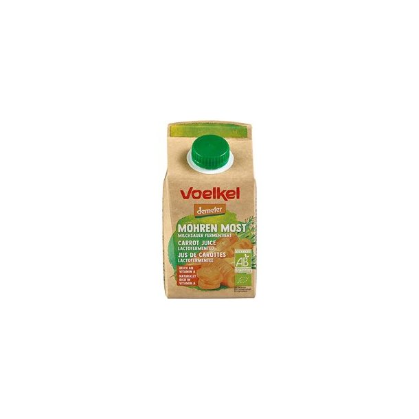 Voelkel Gulerodssaft, kologisk, Demeter - 500 ml.