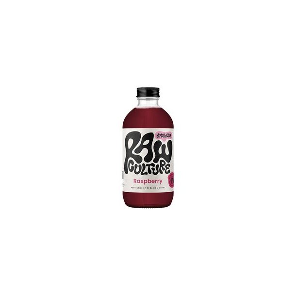 Raw Culture Kombucha Hindbr, kologisk - 330 ml