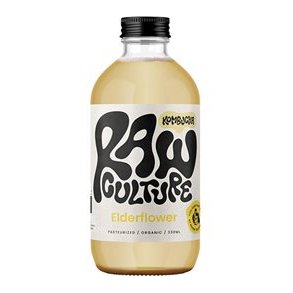 Raw Culture Kombucha Hyldeblomst, kologisk - 330 ml