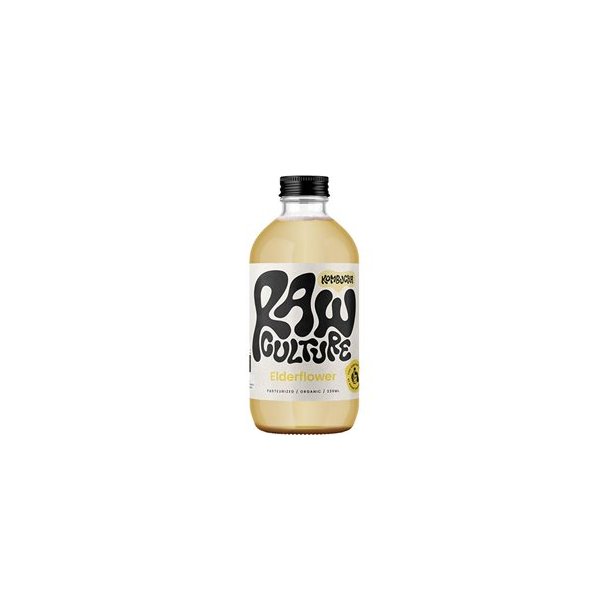 Raw Culture Kombucha Hyldeblomst, kologisk - 330 ml