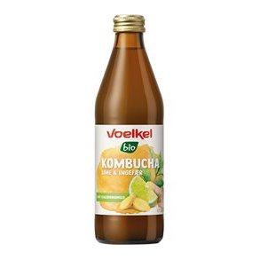 Voelkel Kombucha Lime og Ingefr, kologisk - 330 ml