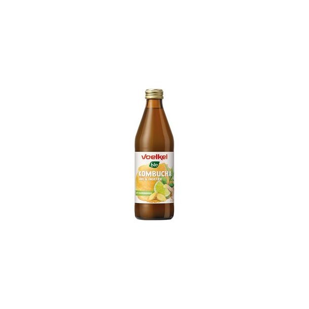 Voelkel Kombucha Lime og Ingefr, kologisk - 330 ml