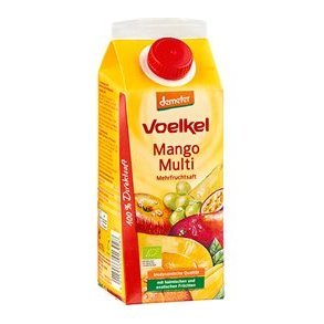 Voelkel Mango multisaft, kologisk, Demeter - 750 ml.