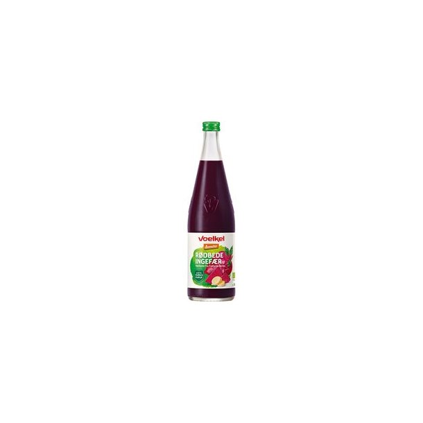 Voelkel Rdbedesaft med ingefr, kologisk, Demeter - 700 ml.