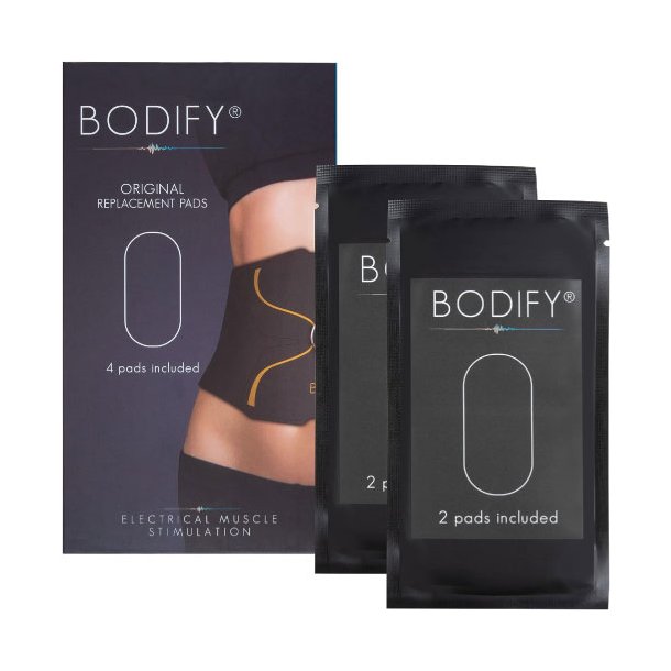 Bodify originale udskiftningspads til abdominal trainer pro - St med 2 (uden controller)