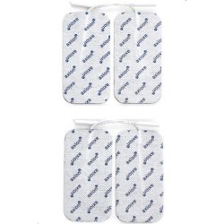 Elektrodepads med stikkobling - 5 x 10 cm. - 4 stk.