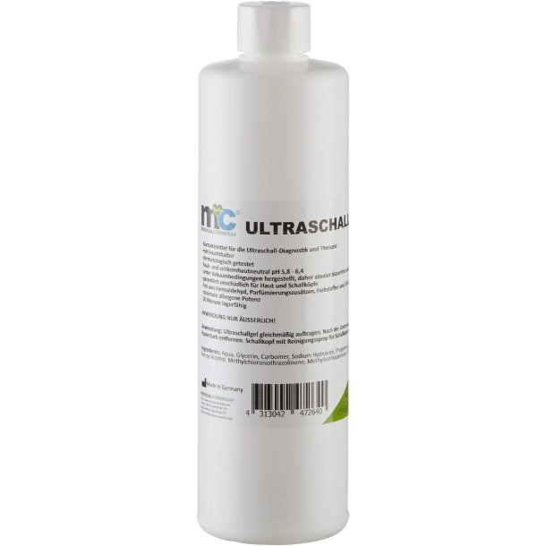 Ultralydsgel Vandbaseret - 250 ml.